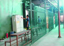 小區(qū)護欄靜電粉末噴涂設備